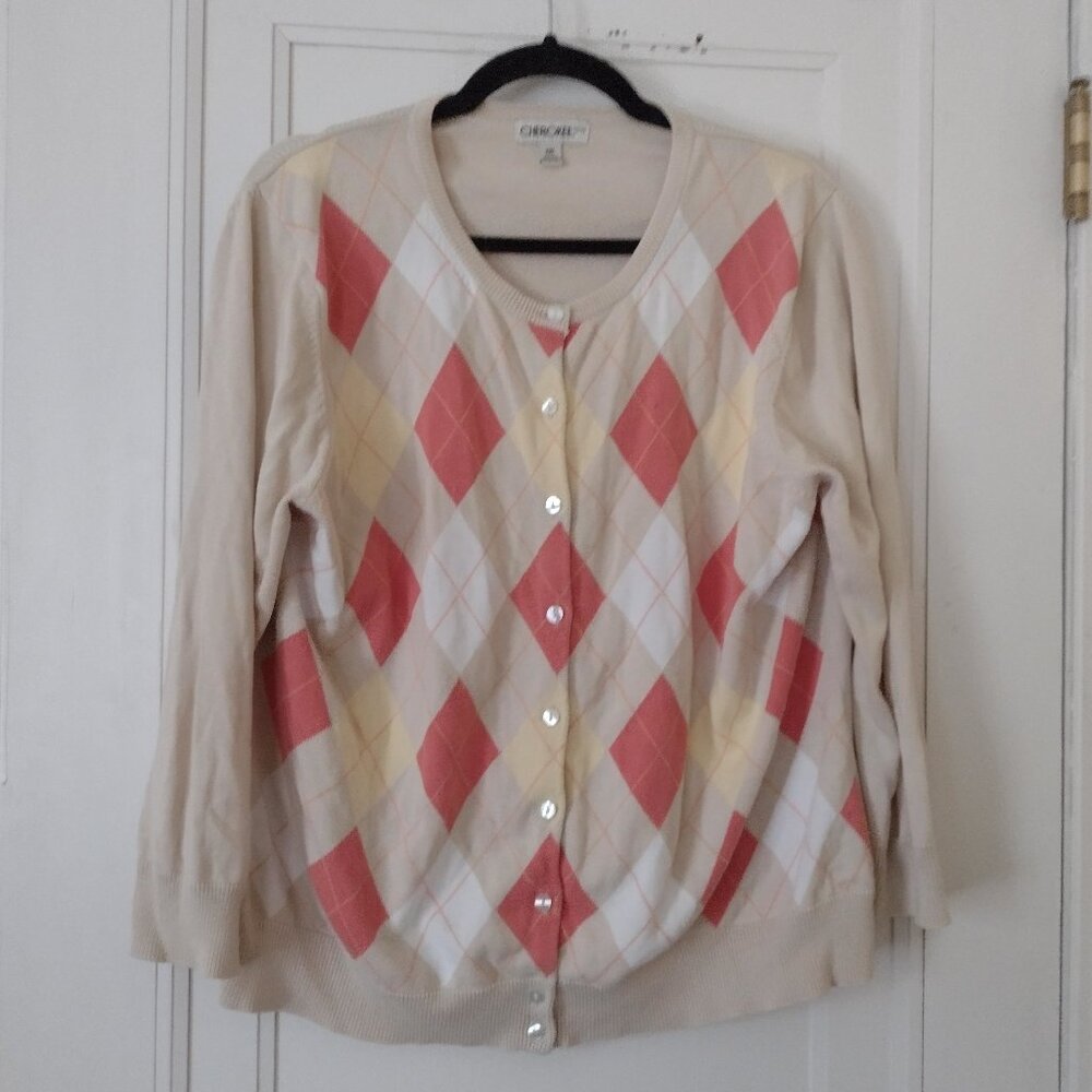 Preppy Button-down Sweater